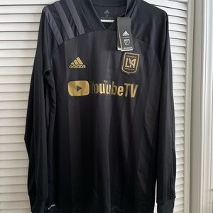 Black YouTube TV soccer jersey